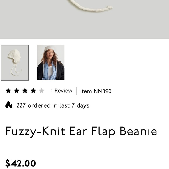 Fuzzy Knit Ear-Flap Beanie - Picture 4 of 9